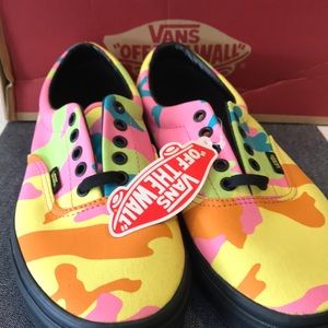 Vans Era Neon Camo Men’s Size 9.5 Women’s 11